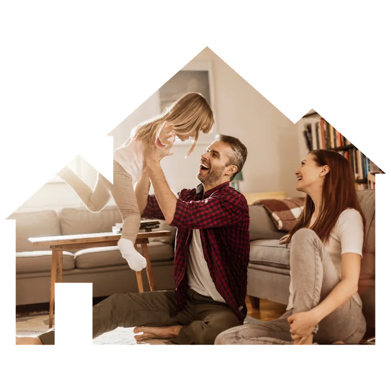 Illustration of a home, representing remortgaging your existing property