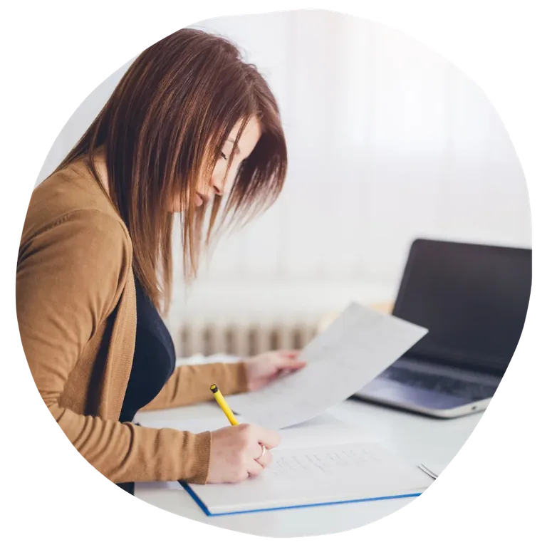Illustration of paperwork associated with a second-charge mortgage application